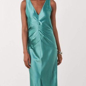 Diane Avon Furstenberg Seraphina Sodt Ruched midi dress